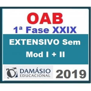 1ª Fase OAB XXIX (29) EXTENSIVO SEMANAL Módulos I + II (Exame de Ordem dos Advogados) DAMÁSIO 2019.1