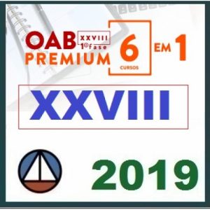 1ª Fase OAB XXVIII (28) – COMBO 6X1 – Teórico Extensivo + Questões + Intensivo + Superintensivo + Tira Dúvidas + Fechando Ética (Exame de Ordem) Cers 2019.1