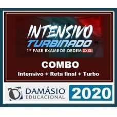 1ª Fase OAB XXXII – Intensivo Turbinado COMBO DAMÁSIO 2020.1