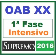 Curso para Exame OAB 1ª Fase XX Exame Intensivo (online) Supremo 2016