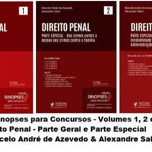 Coleção Sinopse P/ Concursos- Direito Penal Vol.1,2 E 3 2016