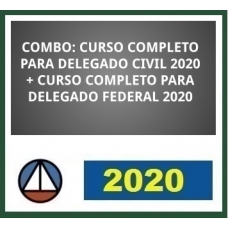 COMBO: CURSO COMPLETO PARA DELEGADO CIVIL 2020 + CURSO COMPLETO PARA DELEGADO FEDERAL CERS 2020.1