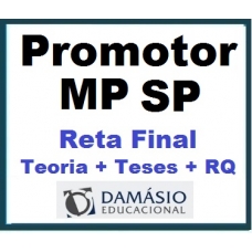 COMBO Reta Final MP SP PROMOTOR – Teoria + Teses + Questões Promotor Ministério Público de São Paulo Damásio 2019.1