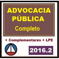 CURSO PARA CONCURSO ADVOCACIA PÚBLICA CERS 2016.2