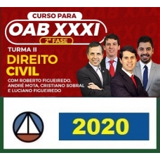 CURSO DE DIREITO CIVIL PARA OAB 2ª FASE – XXXI EXAME DE ORDEM UNIFICADO – (TURMA II) CERS 2020.1