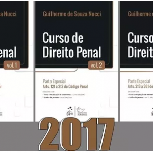 Curso De Direito Penal P. Geral E Especial Vol. 1,2 E 3 2017