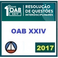 CURSO DE RESOLUÇÃO DE QUESTÕES INTERDISCIPLINARES – 1ª FASE DO XXIV EXAME DE ORDEM – CERS 2017.2