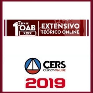 OAB XXIX 1º FASE (TEORIA) CERS 2019.1