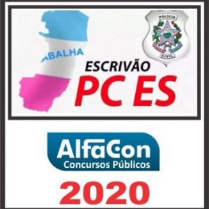 PC ES (ESCRIVÃO) ALFACON 2020.1