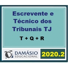 Escrevente e Técnico dos Tribunais TJ – Damásio 2020.2