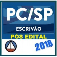 CURSO PARA O CONCURSO DE ESCRIVÃO DE POLÍCIA DE SÃO PAULO – PC/SP – CERS 2018.1