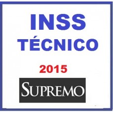 Curso para Concurso INSS TÉcnico Supremo 2015.2