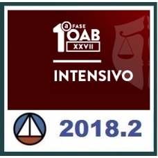 INTENSIVO OAB 1ª FASE XXVII EXAME DE ORDEM UNIFICADO CERS 2018.2