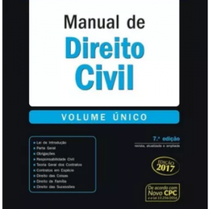 Manual De Direito Civil – Volume Único – 7ª Ed. 2017 Tartuce