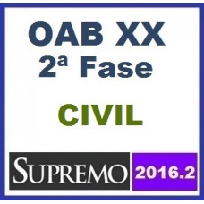 Curso para Exame OAB FGV 2ª Fase XX Exame Unificado Direito Civil (online) Supremo 2016