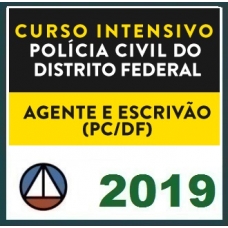 PC DF – Agente e Escrivão – Polícia Civil do Distrito Federal CERS 2019.1