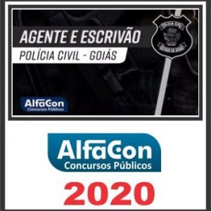 PC GO (AGENTE E ESCRIVÃO) ALFACON 2020.1