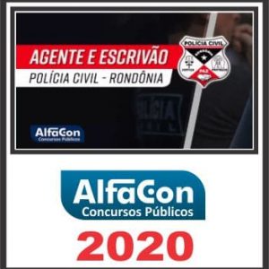 PC RO (AGENTE E ESCRIVÃO) ALFACON 2020.1