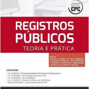 Registros Públicos – Teoria E Prática 8ª Edição – 2017