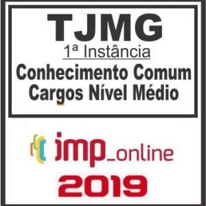 TJMG 1ª INSTÂNCIA (CONHECIMENTOS COMUNS – NÍVEL MÉDIO) IMP 2019.1