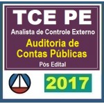 TRIBUNAL DE CONTAS DE PERNAMBUCO – CURSO INTENSIVO PARA O CARGO DE ANALISTA DE CONTROLE EXTERNO – AUDITORIA DE CONTAS PÚBLICAS (TCE/PE) CERS 2017.2
