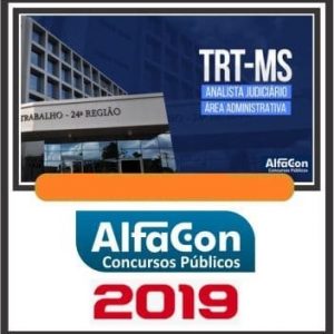 TRT MS (ANALISTA ADMINISTRATIVO) ALFACON 2019.1